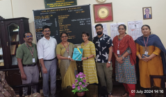 Principal releases Proceedings of Vidya MCA Departmental Seminar (VMCADS  2024) 