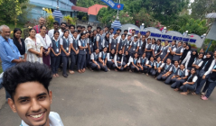 Charity Initiative by S4 MCA Students