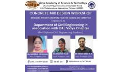 CONCRETE MIX DESIGN WORKSHOP