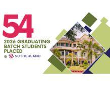Placements for 2026 graduating batch at Sutherland