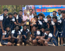 Inter-Zone Kho-Kho title secured by Vidya Men's Team
