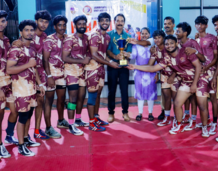 Kabaddi Team(Men)Runner-Up in E-Zone Championship
