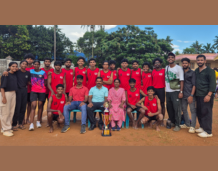 Kho Kho Men Team wins runner up position in Inter Zone 