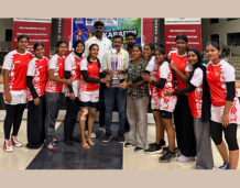 Vidya Women's Kabaddi Team Secures E-Zone 2nd Runner-Up