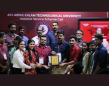 NSS Units of Vidya honored with State-Level awards