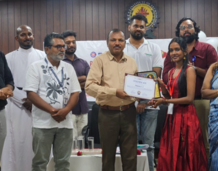 NSS Volunteer Honoured for Rudhirasena Coordination 