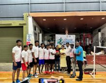 Badminton Men Team wins E ZONE Badminton Championship