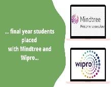 Eight students placed with Mindtree and Wipro