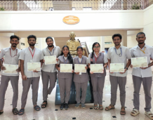 ISV volunteers on receiving their exemplary award